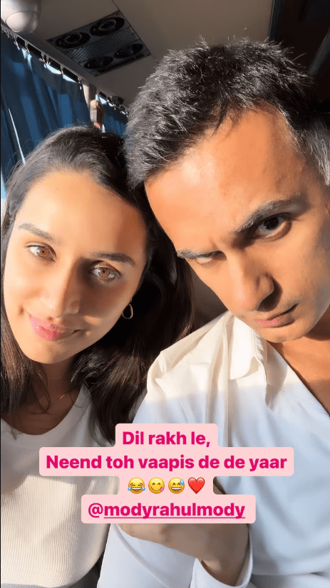 Shradda Kapoor Instagram Post with Rahul Modi | Local Monk