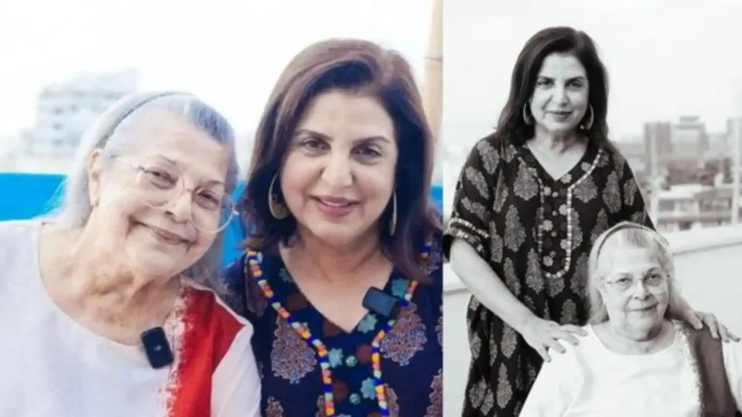 Farah Khan with her mother Menaka Irani | Local Monk