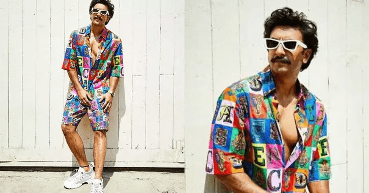 Ranveer singh in Printed co-ord set fashion | Local Monk